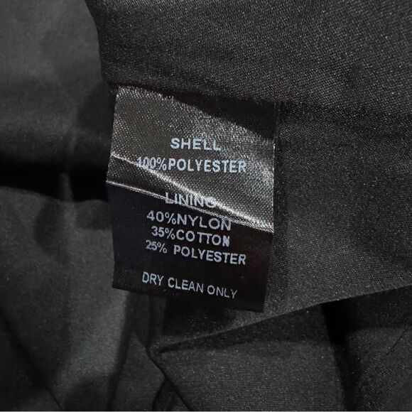 NEW Harlyn Anthropologie Black Lace Up Black Fitted Dress Women’s Medium - Picture 5 of 5